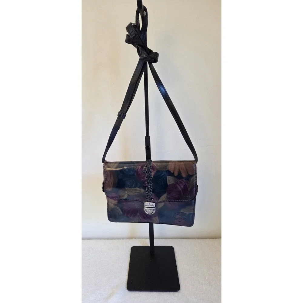 NWOT Patricia Nash Leather Crossbody Small Peruvian Painting Floral P667222‎